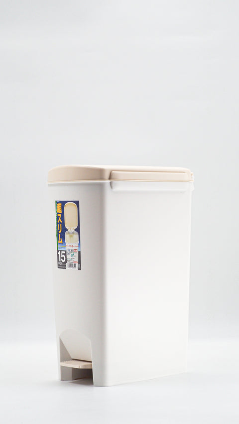 日本製 Tonbo 15L 窄身腳踏垃圾筒