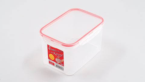Inomata 1300ml 4-button tall fresh-keeping compact box made in Japan