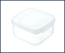 IDEAL Japanese food box (shallow type) (square) 520ml