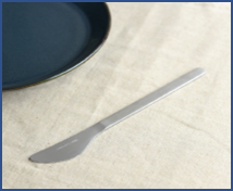 Japanese made in-machine stainless steel table knife