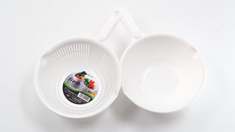 日本製 Sanada 20cm 有柄雙層盆