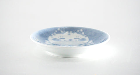 斑紋貓10cm醬油碟 (日本製)