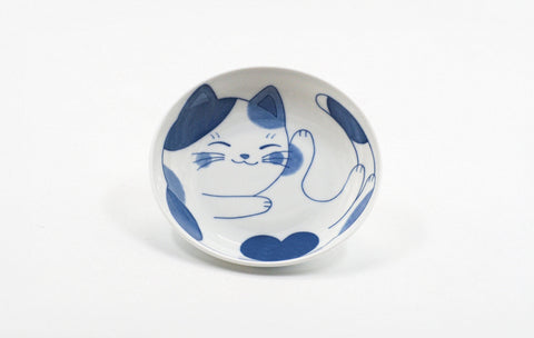 Spotted Cat 20cm Plate (Made in Japan)