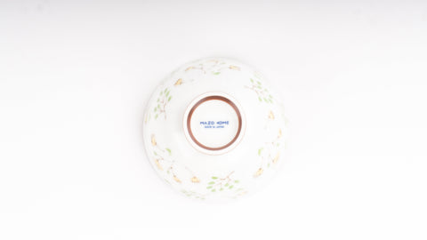 Yellow Wild Flower Large Flat Bowl (Made in Japan)