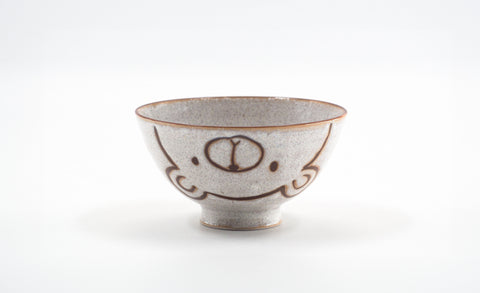 Red thread arabica sunflower bowl (made in Japan)