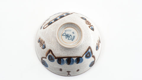 可愛貓中平碗 11.6cm (日本製)