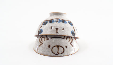 可愛貓中平碗 11.6cm (日本製)