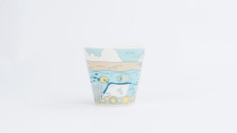 蠟筆小新陶瓷杯340ml-夏(日本製)