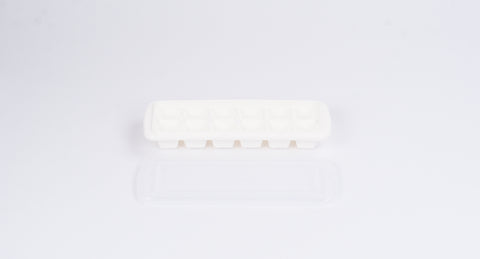 方型製冰器《白.12格》附透明盒蓋